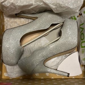 Silver heels